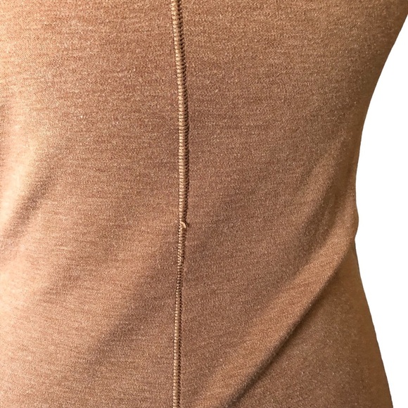 Kit and Ace Brown Mock-neck Long-Sleeve Wool-blend Sweater Dress - Picture 11 of 16